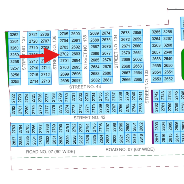 Top Location 10 Marla Plot Available For Sale In DHA Multan Sector B1-1