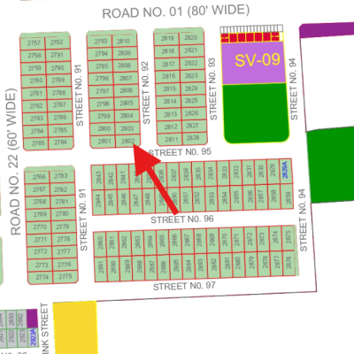 Cheapest Price 8 Marla Plot For Sale In DHA Multan Sector V