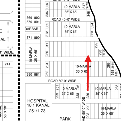 10 Marla Cheapest Price Plot Available For Sale In DHA Lahore Phase 8