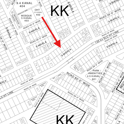 Top Location 9 Marla Residential Plot Available For Sale In DHA Lahore Phase 4