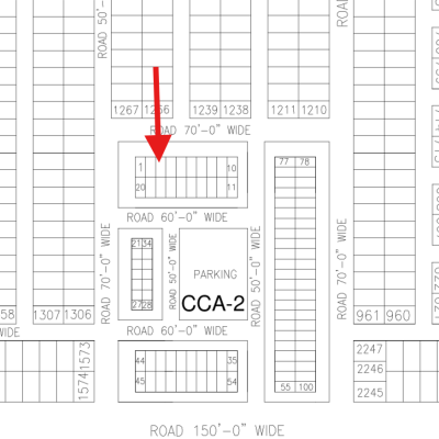 Ideal Location 8 Marla Commercial Plot Available For Sale In DHA Lahore Phase 7 Block CCA2