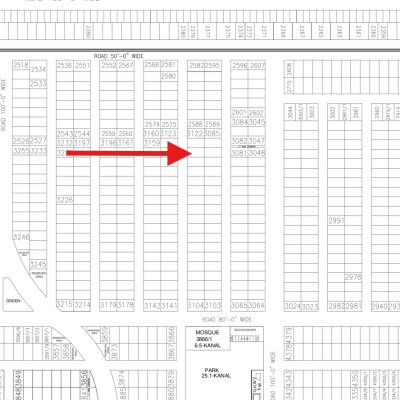 Near To Park 1 Kanal Plot Available For Sale In DHA Lahore Phase 7