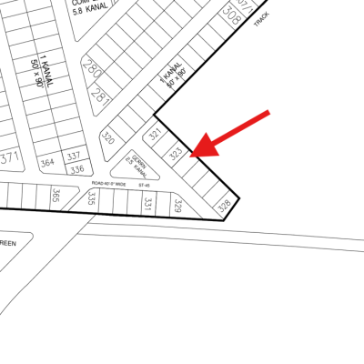 Ideal Location 1 Kanal Plot For Sale In DJA Lahore Phase 5