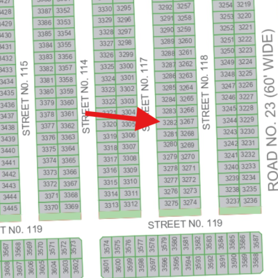 Affordable V-3282 Prime Location 5 Marla Plot Available For Sale In DHA Multan