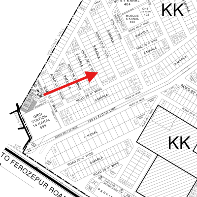 Affordable 9 Marla Residential Plot Available For Sale In DHA Lahore Phase 4