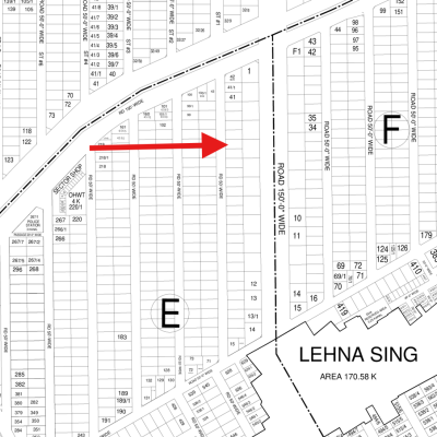 Affordable 1 Kanal pairs Plots Available For Sale In DHA Lahore Phase 6 Block E-1