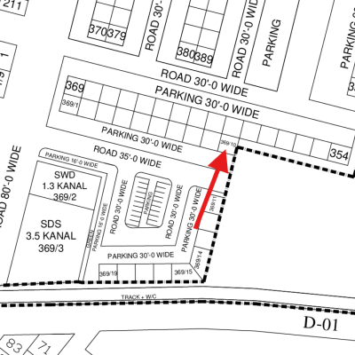 DHA Phase 9 Town 4 Marla Commercial Plot Available For Sale