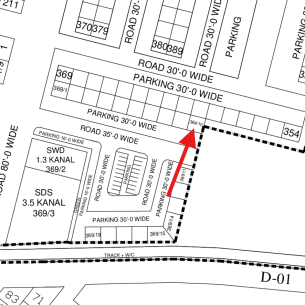 DHA Phase 9 Town 4 Marla Commercial Plot Available For Sale-1