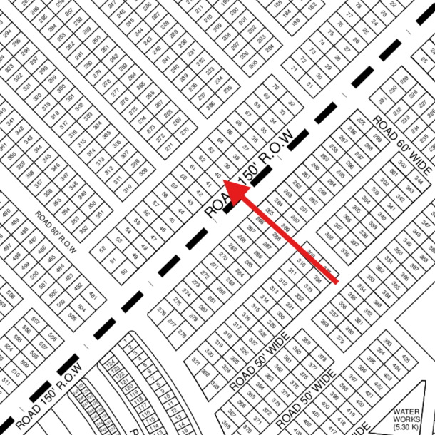 On 150 Feet Wide Road 1 Kanal Plot Available For Sale In DHA Lahore Phase 9 Prism-1