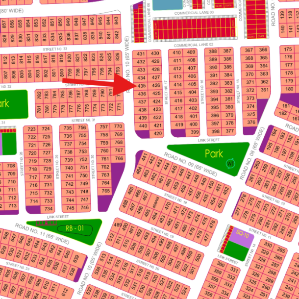 Ideal Location 1 Kanal Plot For Sale In DHA Multan Sector Q-1
