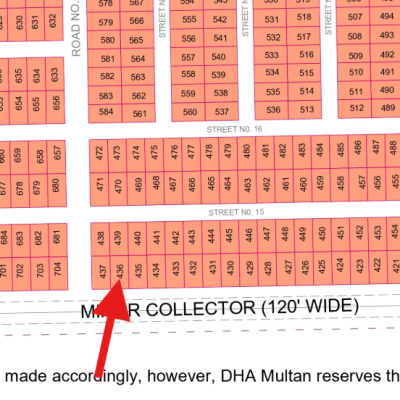 Ideal Location 1 Kanal Plot For Sale In DHA Multan Sector F