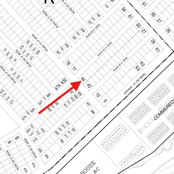 Corner 2 Kanal Plot Available For Sale In DHA Lahore Phase 6 Block K-1