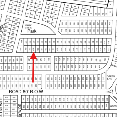 Close To Park 5 Marla Residential Plot Is Available For Sale In DHA Lahore Phase 9 Town