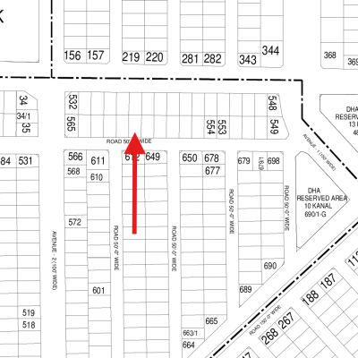 Near To Park Prime Location 1 Kanal Plot Available For Sale In DHA Lahore Phase 6 Block G