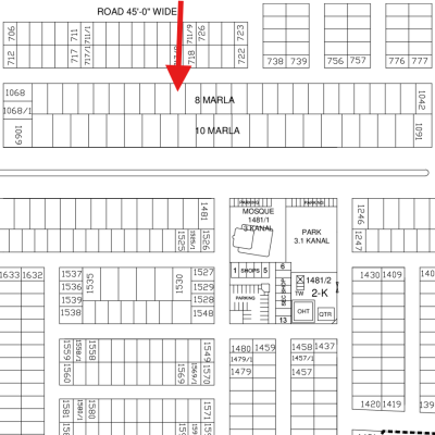 Excellent Location 8 Marla Plot Available For Sale In DHA Lahore Phase 9 Town