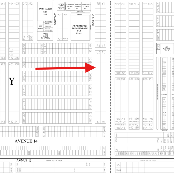 Reasonable 1 Kanal Plot Available For Sale In DHA Lahore Phase 7-1