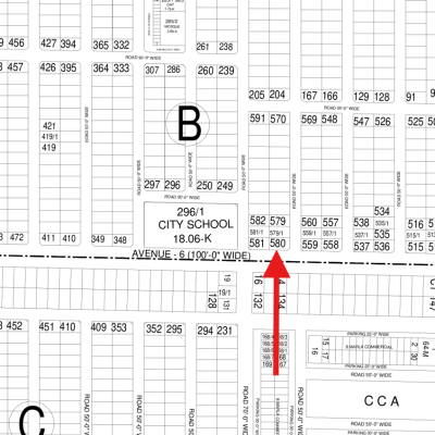 22 Marla Corner Plot Available For Sale In DHA Lahore Phase 6 Block B