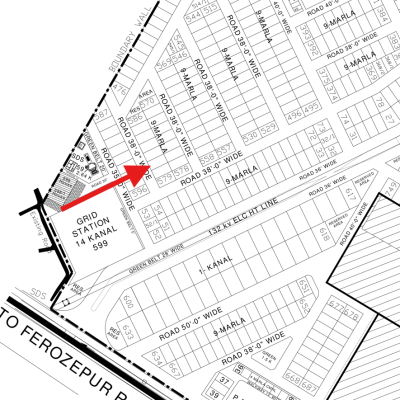 Reasonable Price 9 Marla Residential Plot Available For Sale In DHA Lahore Phase 4