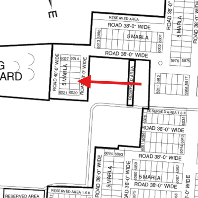 Prime Location 5 Marla Plot Available For Sale In DHA Lahore Phase 7 Block Y