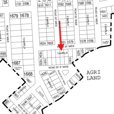 Affordable Price 5 Marla Cheapest Price Plot Available For Sale In DHA Lahore Phase 6