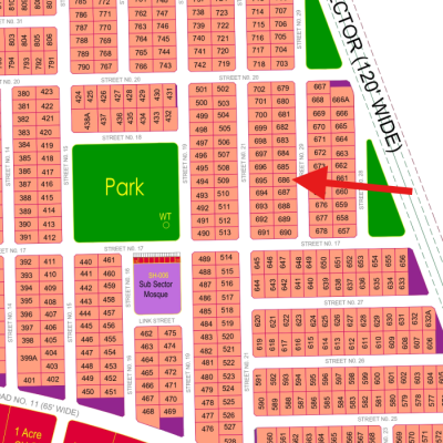 1 Kanal Pair Plots Available For Sale In DHA Multan Sector H