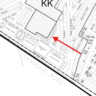 Prime Location 9 Marla Plot Available For Sale In DHA Lahore Phase 4 Block KK