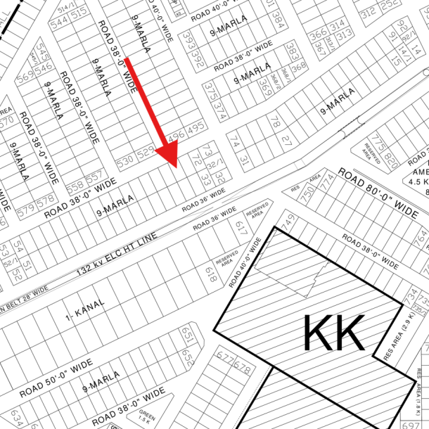 Best Investment Opportunity 9 Marla Plot Available For Sale in DHA Lahore Phase 4-1