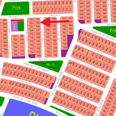 Q-725 Investor Rate 1 Kanal Plot Available For Sale In DHA Multan Sector Q