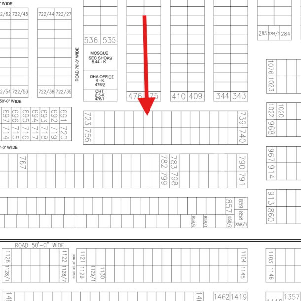 DHA Lahore Phase 7 Block U 1 Kanal Pairs Plots Available For Sale-1