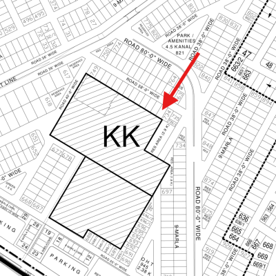 KK-737 Prime Location 9 Marla Residential Plot Available For Sale In DHA Lahore Phase 4