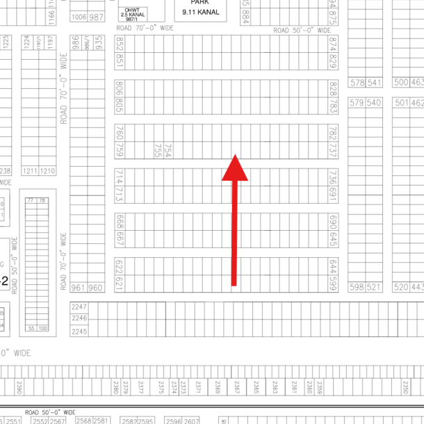DHA Lahore Phase 7 Reasonable 1 Kanal Plot Available For Sale In DHA Lahore Phase 7-1