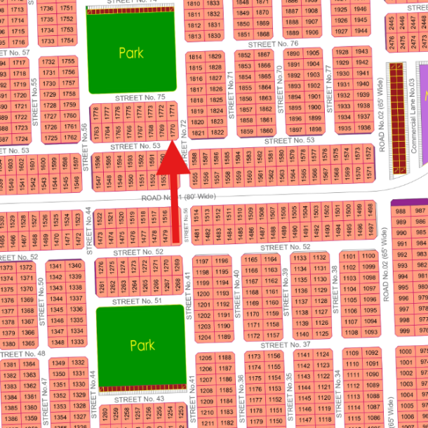Corner 1 Kanal Prime Location Plot For Sale In DHA Multan-1