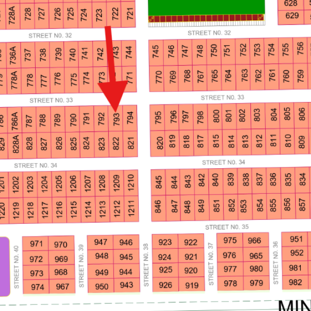 Next To Corner 1 Kanal Plot Available For Sale In DHA Multan Sector S-1