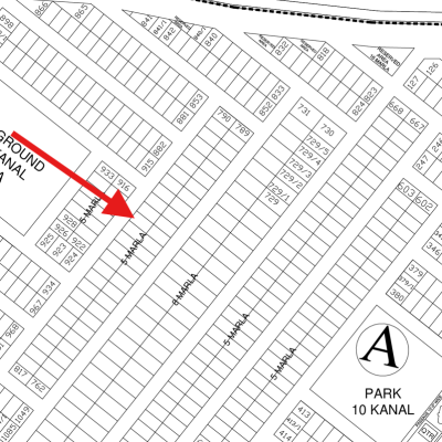 Prime Location 5 Marla Plot Available For Sale In DHA Lahore Phase 9 Town Block A