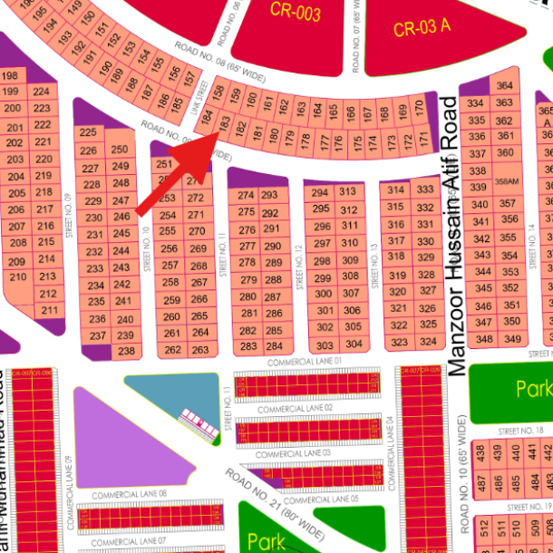 Lowest Cost 1 Kanal Prime Location Plot For Sale In DHA Multan-1