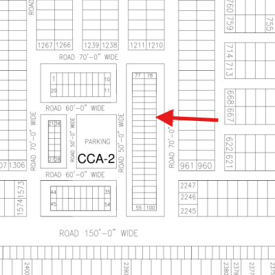 On 70 Feet Road 8 Marla Commercial Plot Available For Sale In DHA Lahore Phase 7