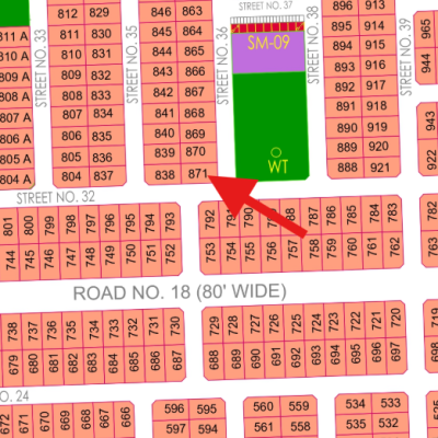 Corner 1 Kanal Pair Prime Location Plots For Sale In DHA Multan