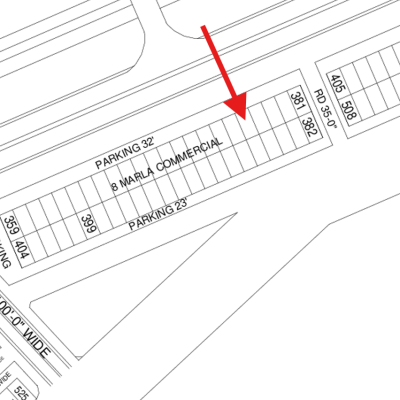 8 Marla Commercial Plot Available For Sale In DHA Lahore Phase 6 Main Boulevard