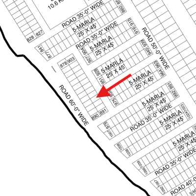 Lowest Price Plot Of DHA Lahore Phase 8 Available For Sale Block Z5