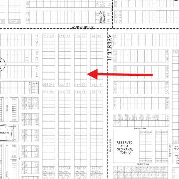 DHA Phase 7 Lahore 1 Kanal Prime Location Plot Available For Sale-1