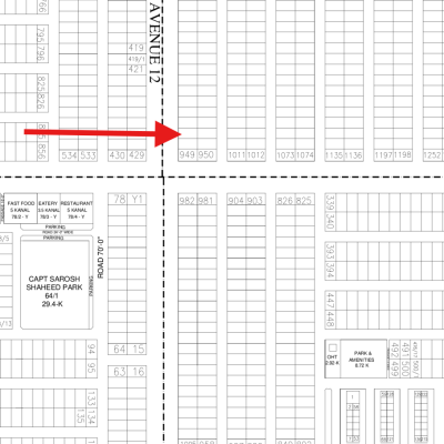 On 150 Feet Road Excellent Location 1 Kanal Plot Available For Sale In DHA Lahore Phase 7