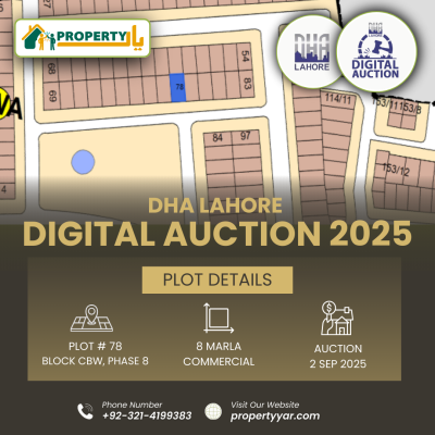Digital Auction Of 8 Marla Commercial Plot In Phase 8 Commercial Broadway