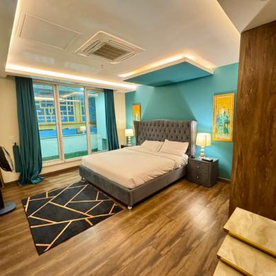 Luxury 1 Bed Gold Crist Apartment Available For Rent In DHA Lahore Phase 4-5