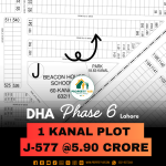 Affordable 1 Kanal Plot for Sale In DHA Lahore Phase 6 Block J