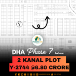 2 Kanal Plot Y-2744 Available For Sale In DAH Lahore Phase 7