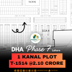 Investor Rate 1 Kanal Plot Available For Sale In DHA Lahore Phase 7 Block T