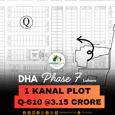 Affordable Price 1 Kanal Plot For Sale In DHA Lahore Phase 7