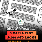 5 Marla Plot On 50 Feet Road Available For Sale In DHA Lahore Phase 9 Prism