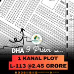 Corner Best Location 1 Kanal Plot For Sale In DHA Lahore Phase 9 Prism Block L