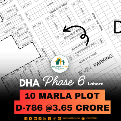 10 Marla Low Cost Plot Available For Sale In DHA Lahore Phase 6